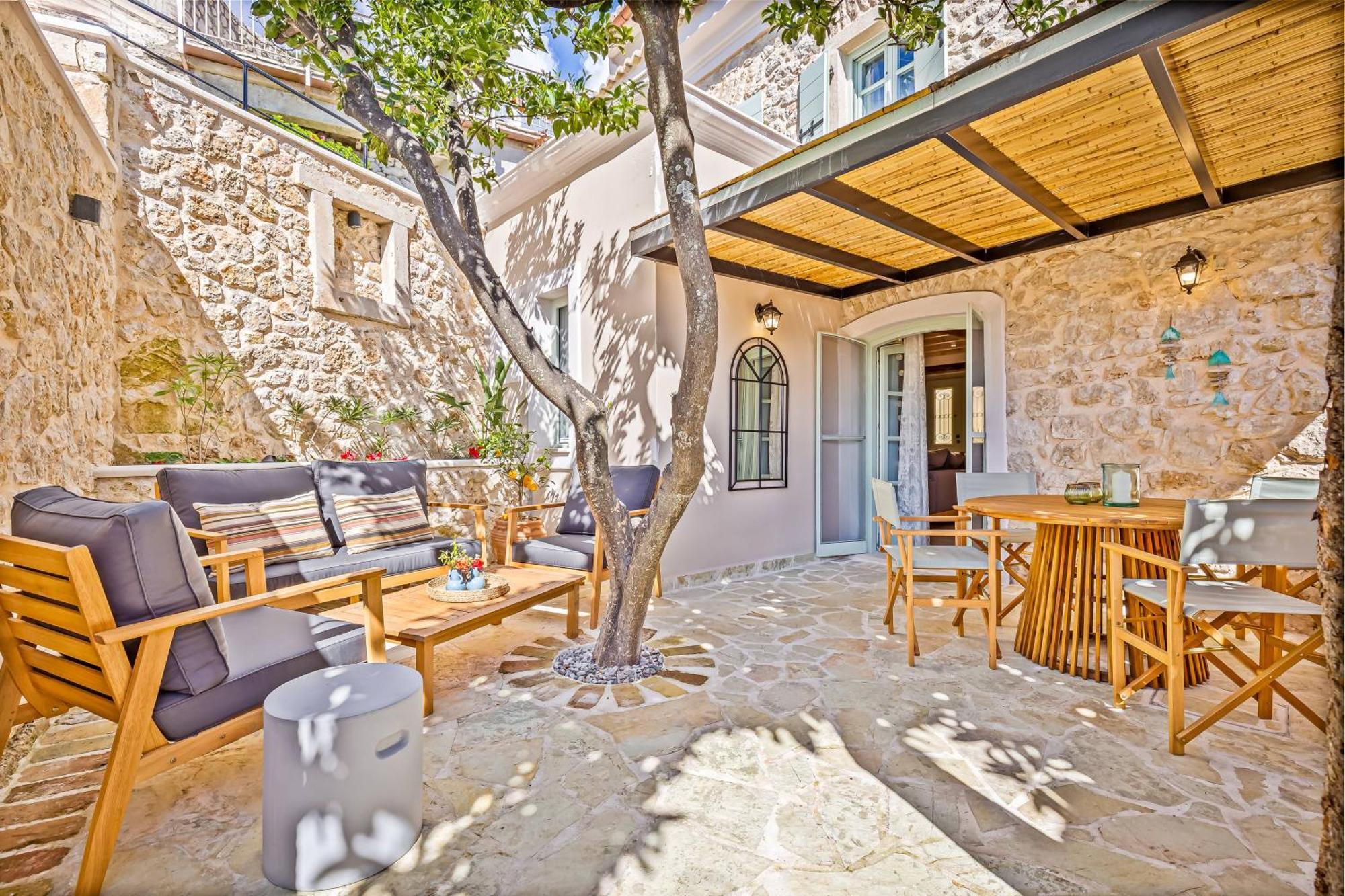 Courtyard Cottage Corfu Lákones Exteriér fotografie